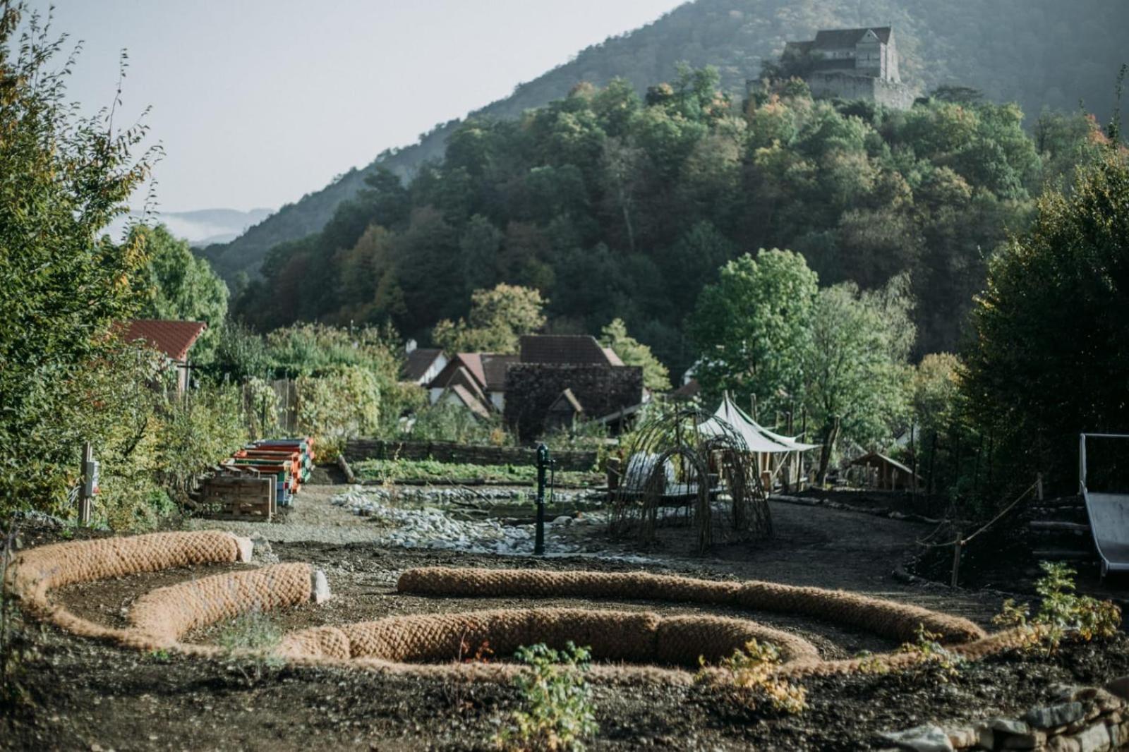 Pensiunea Agora Cisnadioara Bagian luar foto